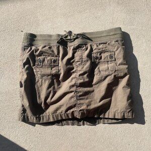 Sonoma Cargo Mini Skirt - 2000s - Olive Green - Y2k - Size Medium